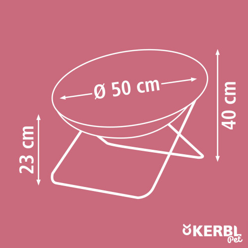 Kerbl Cat Sleeping Nest Sharon 50cm Brown 2