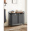 Laundry Sorter with 2 Pull-Out Bags & Shelf, Metal Frame 2