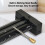 Righello a T per segnare 16 cm in alluminio nero 5