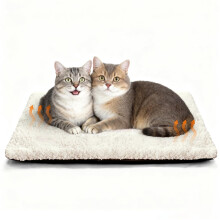 MORA PETS Self Heating Cat Bed Heated Puppy Crate Bed Mat Cat Blanket Self Warming Pet Pad Mat Thermal Kitten Pad with Removable Cover Non-Slip