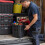 Keter Keter Tuff Box 68L Storage Box with Lid, Durable, Water Resistant, Large Capacity, Stackable, Black/Red 3