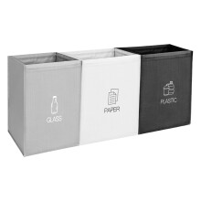 CTDMJ DMJJSD Recycling Bags 3 Packs/Recycle Bags with Handle/Glass Paper, Plastc Recycling Bin/Multicoloured Recycling Bins for Kitchen Home Office