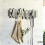 Umbra Umbra Sticks Wall-Mounted Coat Rack Rail Hook with 5 Retractable Pegs ? Modern, Space-Saving Storage Organizer, Grey 2