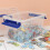 Nesmilers Plastic Storage Boxes with Lids, Plastic Container Box Set of 6 4