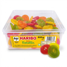 Haribo Rotella Fruit Wheels 800g Tub