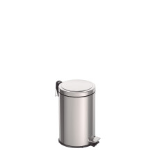 Tramontina 12L Pedal Bin ? Stainless Steel Rubbish Bin with Lid, Removable Inner Bucket, 25.5 cm Diameter x 40 cm Height, 94538112