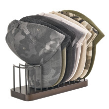 Mkono Hat Organizer for Baseball Caps, Set of 1 Hat Holder for 10 Baseball Caps, Tabletop Hat Rack Stand Hat Storage Display Baseball Cap Organizer