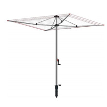 Vileda Supadry Hoist Rotary Washing Line, Silver, 60m of Clothes Line for Outside