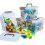 Citylife 4 Packs Plastic Storage Box with Lids Storage Boxs with Handle Clear Stackable Storage Boxes 5L, 27.8 x 19.5 x 16.4cm 1
