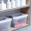 Citylife 4 Packs Plastic Storage Box with Lids Storage Boxs with Handle Clear Stackable Storage Boxes 5L, 27.8 x 19.5 x 16.4cm 4