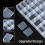 LAifu Snack Box With Compartments, 2 PCS Snackle Box Trays with 18 Removable Grids Compartments, Clear Multi Stackable Plastic Organizer Container for 5