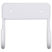 YIPUETERNITY Ironing Board Hanger, White Ironing Boards Wall Mounted Holder, Iron Board Hook for Y-Leg or T-Leg Ironing Board, Ironing Board Storage