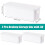 2 Pcs Plastic Storage Box with Lid, Small Storage Baskets with Handles, White Storage Boxes with Lids Bathroom Storage Baskets Kitchen Cupboard 2