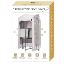 Mellbree Upgraded 3-Tier Heated Clothes Airer Cover ? 30% Faster Drying, Enhanced Durability, Odor Prevention & Dust Protection, Compatible with