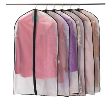 Niviy Garment Covers Dustproof Clothes Covers Moth Proof Coat Bag with Zip PEVA Translucent Dress Cover Waterproof Anti-mite Breathable Suit Protector
