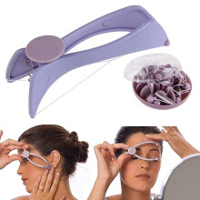 Facial Hair Removal Threading Tool for Women with Precision Spring Action for Eyebrow and Upper Lip