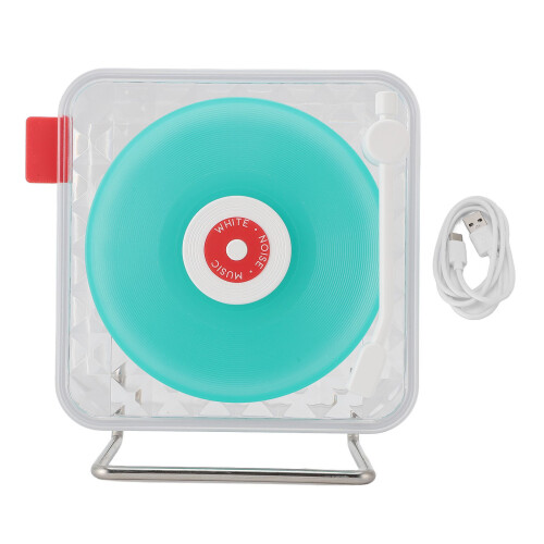 Record Player BT Speaker 1500mAh 40mm RGB White 1