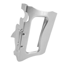 Manual Can Opener and Bottle Opener 2 in 1 Stainless Steel Side Cut Design for Seniors and Camping