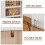 PurKeep Storage Boxes with Lid - 23L*4 Tier Plastic Storage Box with Lid, Stackable Boxes with Wheels, Storage Drawers with Front Door, Plastic Box 5