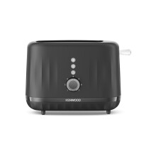 Kenwood Ripple Toaster TCP06.000BK, 2 Slot Toaster with 7 Browning Settings, Reheat, Defrost and Cancel Functions, Pull Crumb Tray, Cord Storage,