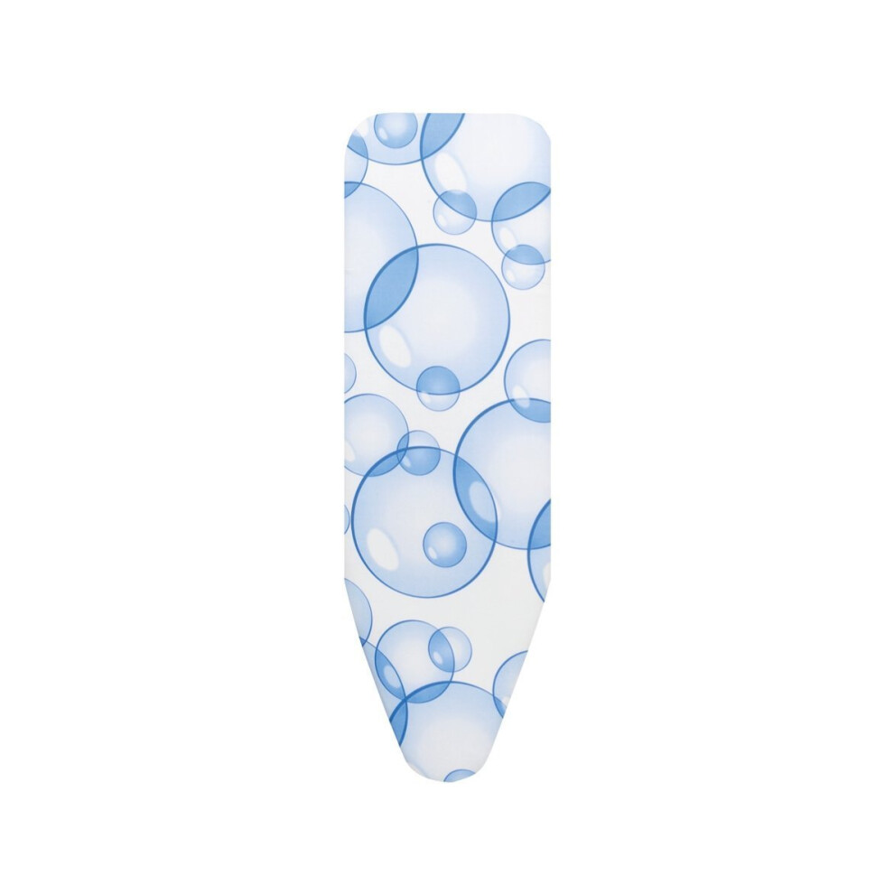 Brabantia Perfectflow Ironing Board Cover (B Board / Bubbles) Heat-Resistant, Non-Slip, Cord Fastener