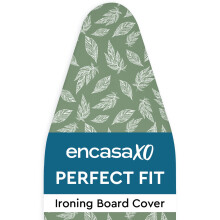 Encasa XO Ironing Board Covers and pad 125x46 cm- Thick 3mm Felt Padding, Drawstring Tightening & Lock, Heat Reflective, Scorch & Stain Resistant, for