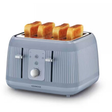 Kenwood Dawn Toaster, 4 Slot Toaster, Reheat, 5 Browning Settings, Defrost and Cancel Functions, Pull Crumb Tray, TFP09.?000BL, 1800W, Stone Blue