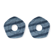 eufy 2 Washable Vacuum Mop Cloths, Compatible with X10 Pro Omni and X9 Pro Robot Vacuums, Washable and Reusable Soft Mopping Pad, Parts, Accessories