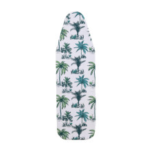 SHERWOOD Ironing Board Cover 124 x 38cm 100% Cotton Cover with Thick Felt Resists Scorching and Staining Adjustable Size Iron Board Cover (Coco,124 x