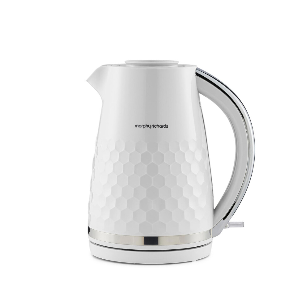 Morphy Richards Hive Kettle, 1.5L, Easy Fill System, Enhanced Waterspout, 3Kw Rapid Boil, 360 Degree Base, Limescale Filter, Water Viewing Window,