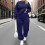 Dam Plus Size Sweatsuit Crewneck Sweatshirt och 2