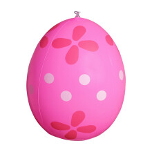 Œufs de Pâques gonflables en PVC colorés – Décoration de fête intérieure/extérieure, ornement de printemps et de jardin (Compatible avec les