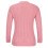 Damen-Pullover mit V-Ausschnitt, einfarbig, mit Lochmuster, dünn, langärmelig, rosa, Größe M 7