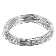 Drut aluminiowy do rękodzieła 5 metrów giętki metalowy drut do tworzenia biżuterii, rzeźbienia, tworzenia kwiatów, tworzenia wieńców,