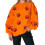 (M, Orange) Sweat-shirt ample à pour Halloween 1