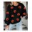 (L, Black) Sweat-shirt ample à pour Halloween 3