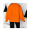 (M, Orange) Sweat-shirt ample à pour Halloween 8