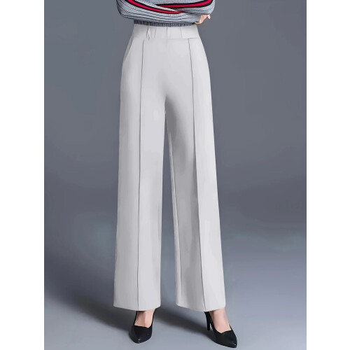 (XXL, White) Pantaloni da donna con tasche. 2