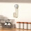 Adjustable Wall Mounted Pot Lid Holder with Space Saving Design and No Drill Installation, White 3