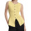 (S, Yellow) Débardeur en maille ajustée, boutonné 1