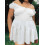 (XXXL, White) Robe grande taille idéale printemps-été 4