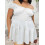 (XXXL, White) Robe grande taille idéale printemps-été 5