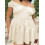 (XL, Yellow) Robe grande taille idéale printemps-été 4