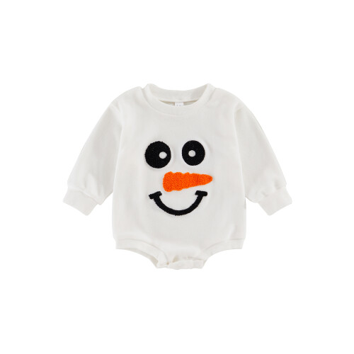 (3-6 Months, White) Φούτερ για αγόρια φθινοπωρινά κορμάκια