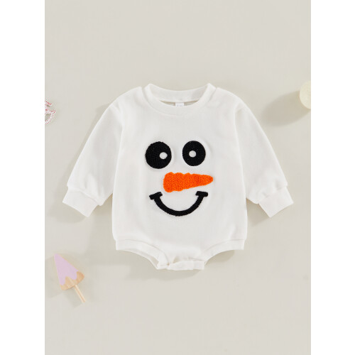 (3-6 Months, White) Φούτερ για αγόρια φθινοπωρινά κορμάκια 2