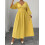 (XXXXL, Yellow) Robe longue grande et l'automne. 5
