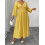 (XXXXL, Yellow) Robe longue grande et l'automne. 4
