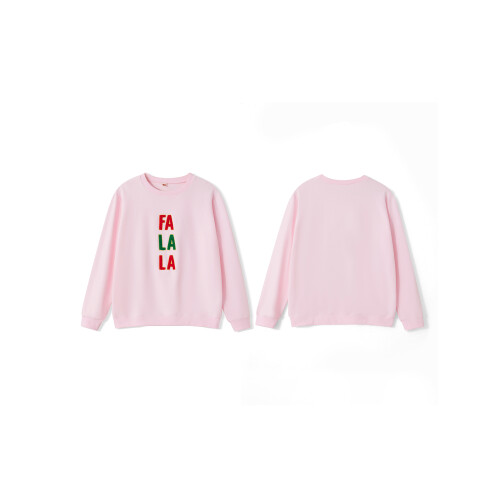 (M, Pink Women) Μαμά και εγώ πουλόβερ Χριστουγέννων 1