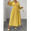 (XXXXL, Yellow) Robe longue grande et l'automne. 3