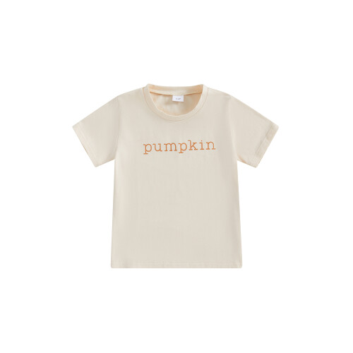 (4-5 Years, Apricot Pumpkin) Módne tričká pre detské tričká.